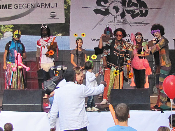 Weltfest am Boxhagener Platz 2013 - Metissia auf der Weltfest Bühne